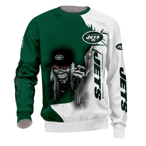 Iron Maiden New York Jets Sweatshirt For Halloween