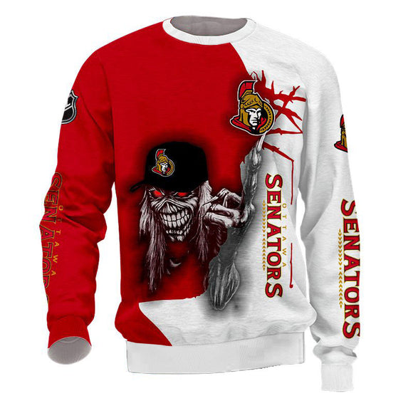 15% OFF Iron Maiden Ottawa Senators Sweatshirt For Halloween