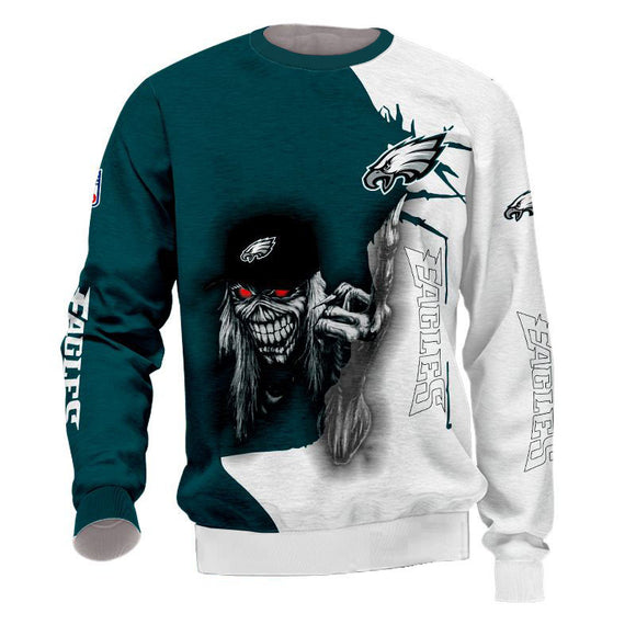 Iron Maiden Philadelphia Eagles Sweatshirt For Halloween