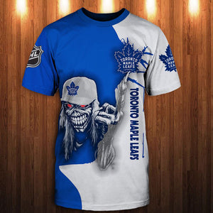 15% OFF Iron Maiden Toronto Maple Leafs T shirt For Men