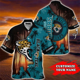 Jacksonville Jaguars Hawaiian Shirt Customize Your Name