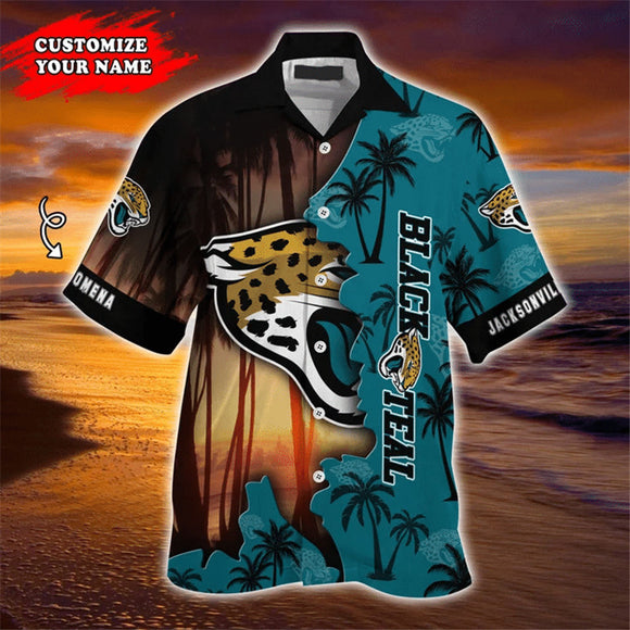 Jacksonville Jaguars Hawaiian Shirt Customize Your Name