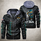 Jacksonville Jaguars Leather Bomber Jacket From Father To Son
