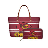 Set 2pcs Kansas City Chiefs Handbags And Purse