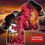 Kansas City Chiefs Hawaiian Shirt Customize Your Name