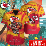 15% OFF Kansas City Chiefs Hawaiian Shirt Mascot Customize Your Name