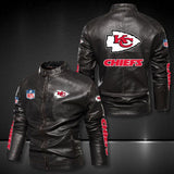 Kansas City Chiefs Leather Jacket Winter Coat
