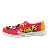 20% OFF Kansas City Chiefs Moccasin Slippers - Hey Dude Shoes Style