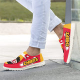 20% OFF Kansas City Chiefs Moccasin Slippers - Hey Dude Shoes Style