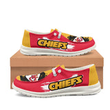 20% OFF Kansas City Chiefs Moccasin Slippers - Hey Dude Shoes Style