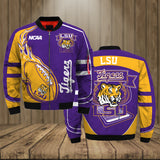 20% OFF Men's LSU Tigers Jacket 3D Printed Plus Size 4XL 5XL