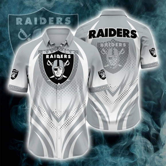 Las Vegas Raiders Button Down Shirt 3D Print H04FS