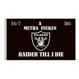 Up To 25% OFF Las Vegas Raiders Flags 3' x 5' For Sale
