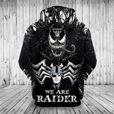 Las Vegas Raiders Hoodies 3D Venom Pullover Hoodies