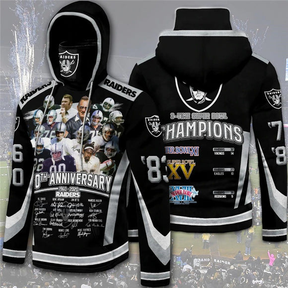 3xl discount raiders hoodie