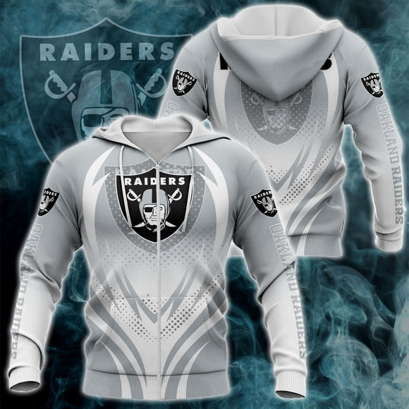 Las Vegas Raiders Zipper Hoodie 3D Print H04FS