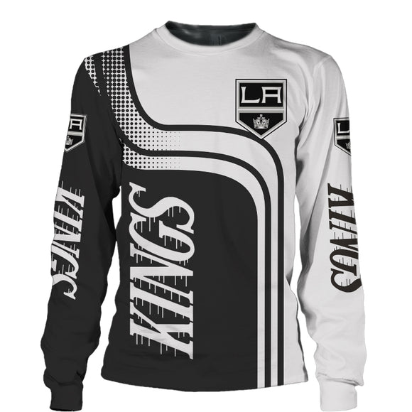 Los Angeles Kings Pullover Sweatshirt 3D Long Sleeve