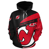 Lastest New Jersey Devils Hoodie 3D With Hooded Long Sleeve