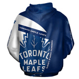 Lastest Toronto Maple Leafs Hoodie 3D With Hooded Long Sleeve