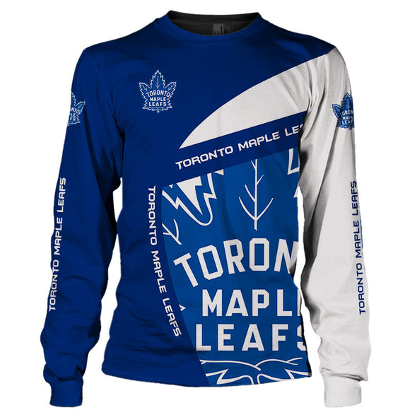 Lastest Toronto Maple Leafs Sweatshirt 3D Long Sleeve