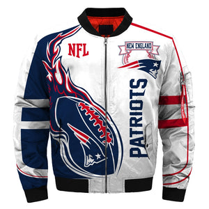 Latest Design 2019 Bomber Jacket Custom New England Patriots Jacket For Sale