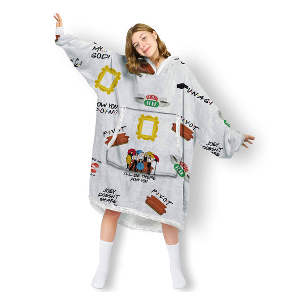 Lazy 3D Oversized Blanket Hoodies Funny