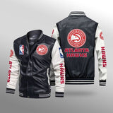 Atlanta Hawks Leather Jacket