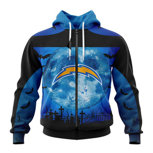 15% OFF Cheap Los Angeles Chargers Hoodies Halloween Custom Name & Number