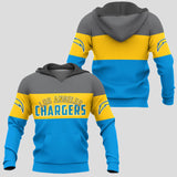 20% OFF Los Angeles Chargers Zip Up Hoodies Extreme Pullover Hoodie 3D