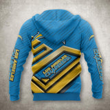 Los Angeles Chargers Zip Up Hoodies No 1