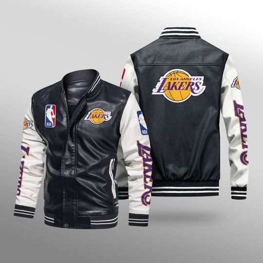 Lakers 2023 North West Leather Jacket