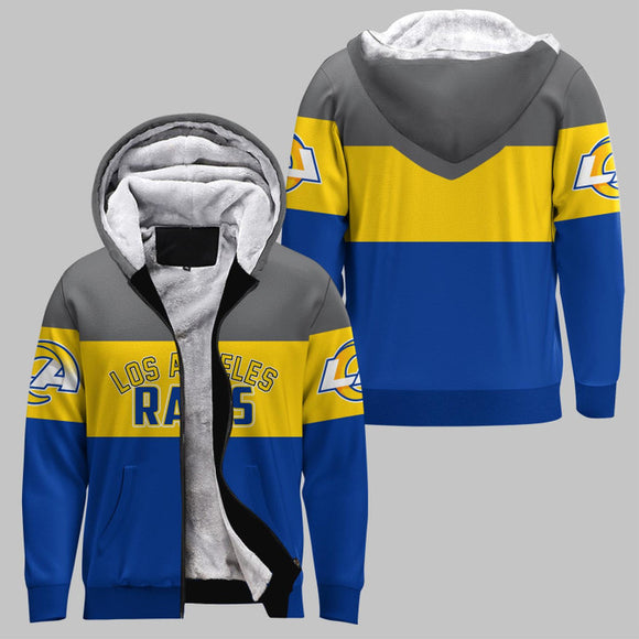 20% OFF Los Angeles Rams Extreme Fleece Jacket 3D