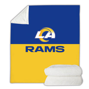 Lowest Price Los Angeles Rams Fleece Blanket For Sale