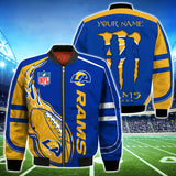 20% OFF Los Angeles Rams Jackets Mens Monter Energy Custom Name