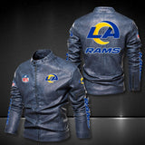 Los Angeles Rams Leather Jacket Winter Coat