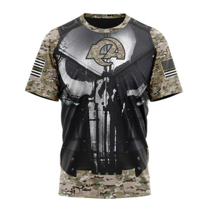 17% OFF Cheap Los Angeles Rams t-shirt Camo Custom Name & Number