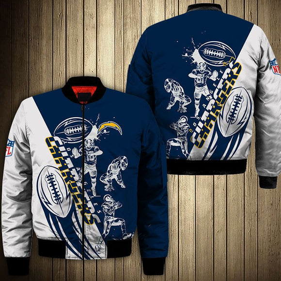 Los Angeles Chargers Jacket Graphic Cartoon Athlete Ball Star