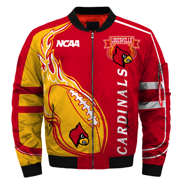 20% OFF Men's Louisville Cardinals Jacket 3D Printed Plus Size 4XL