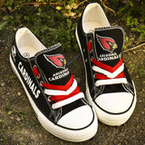 Men's Arizona Cardinals Shoes Low Top Canvas Shoes