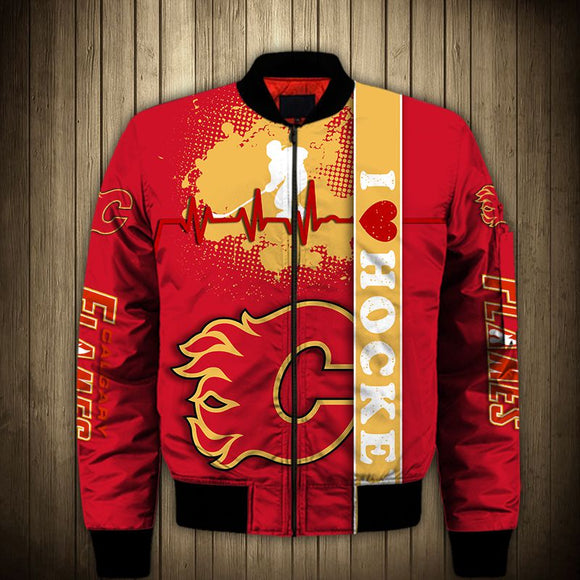 Men's Calgary Flames Jacket 3D