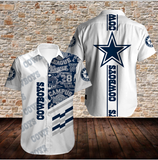 Men's Dallas Cowboys Shirts Button Up