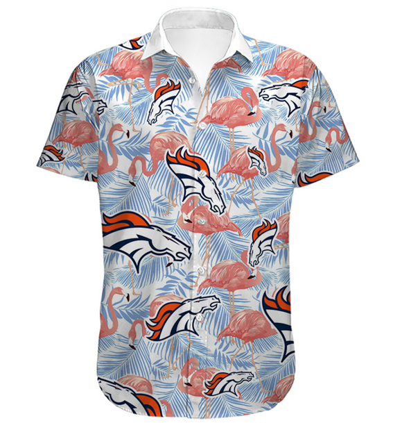 Men’s Denver Broncos Hawaiian Shirt Tropical