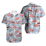 Men’s Denver Broncos Hawaiian Shirt Tropical