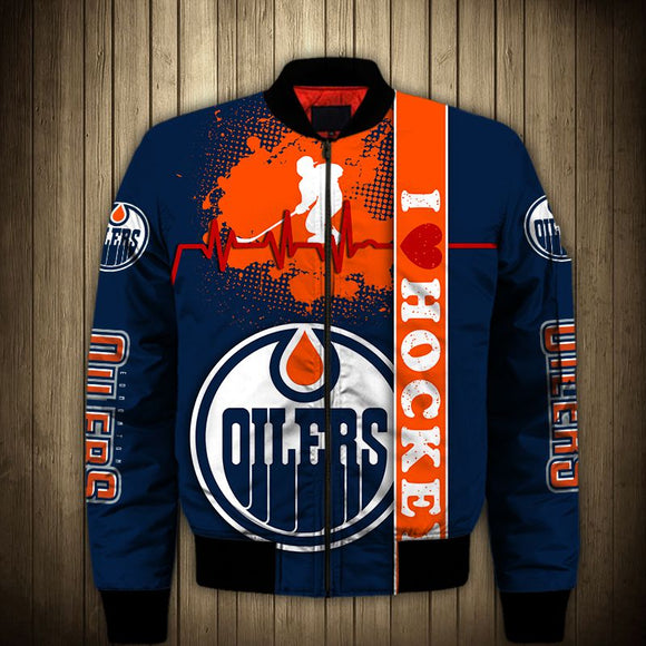 Men's Edmonton Oilers Jacket 3D