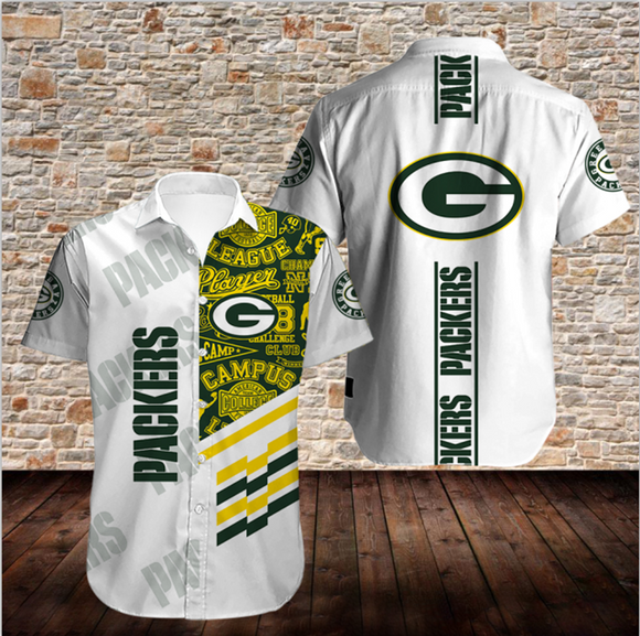 Men’s Green Bay Packers Shirts Button Up