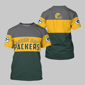 15% OFF Men’s Green Bay Packers T-shirt Extreme 3D