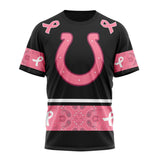 17% OFF Men's Indianapolis Colts T shirts Cheap - Breast Cancer