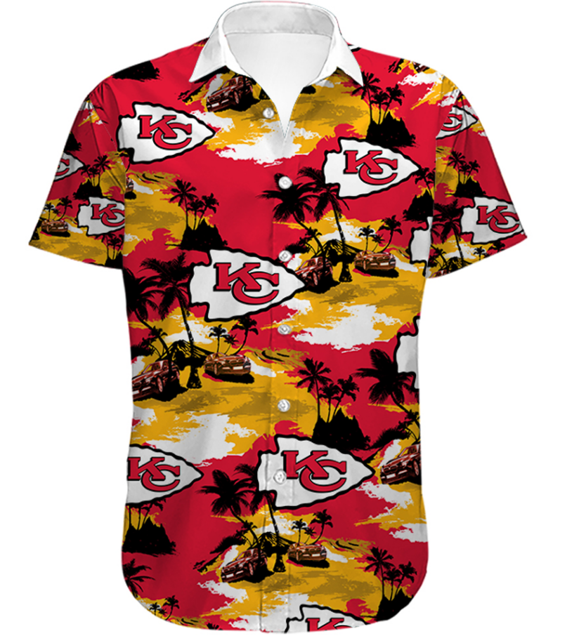 Kansas City Chiefs NFL Hawaiian Shirt Tropical Aloha Flower For Fans