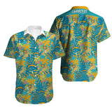 Men’s Los Angeles Chargers Hawaiian Shirt Tropical