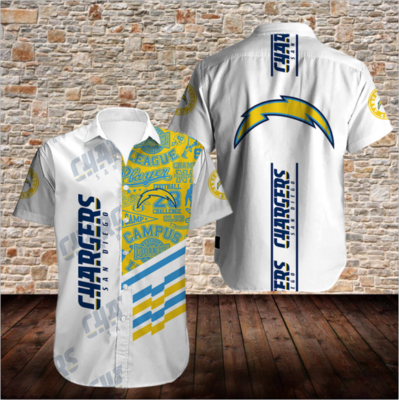 Men’s Los Angeles Chargers Shirts Button Up